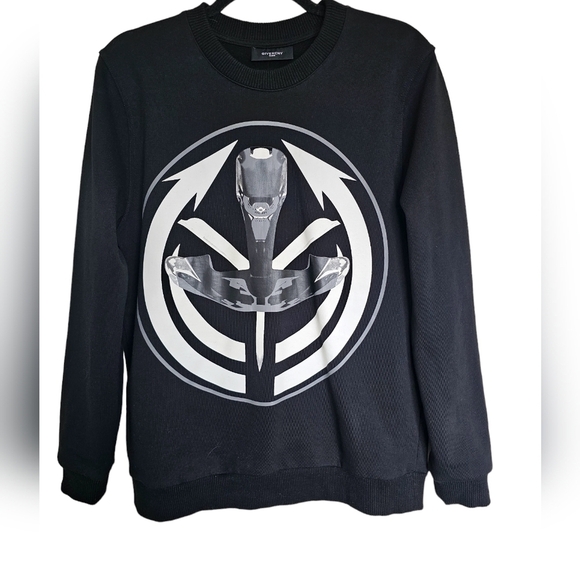 Authentic Givenchy Mens black Trible Occult Target Print Sweatshirt Jumper M - Picture 1 of 5